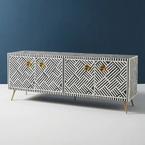 Zig Inlay Media Sideboard