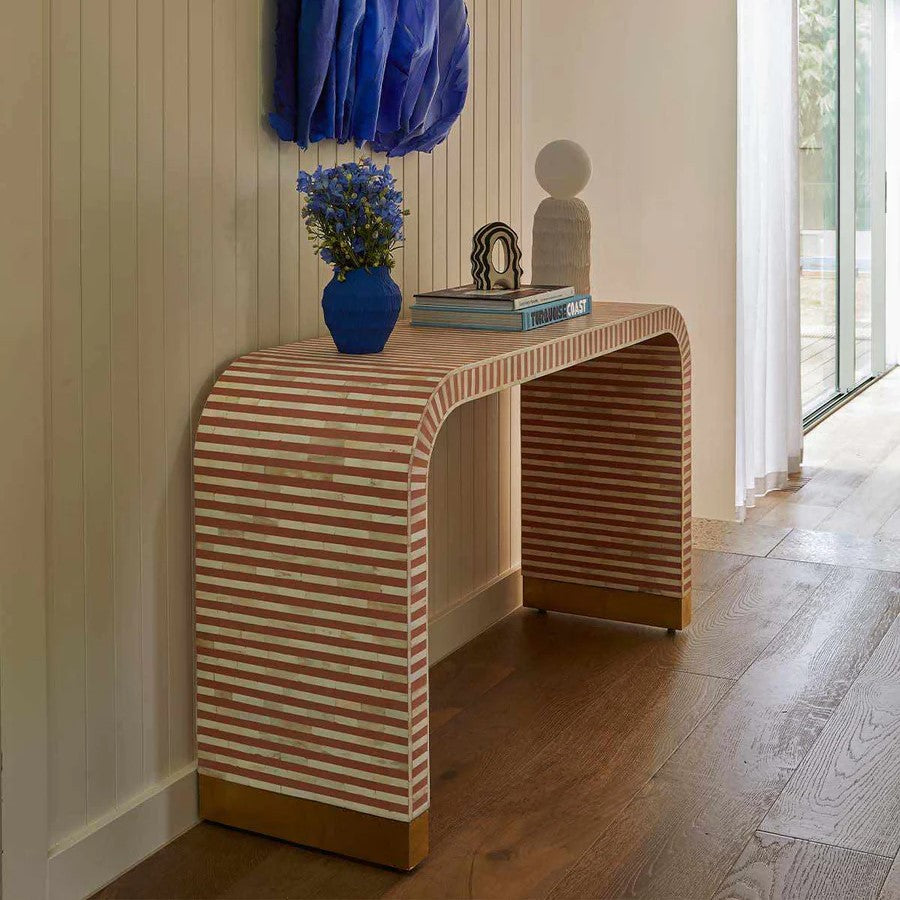 Almond Inlay Console