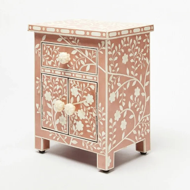 Carnival Inlay Bedside Table