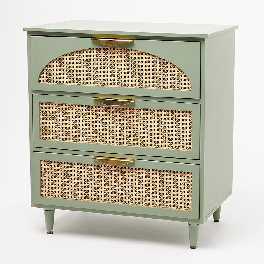 Valorie Cane Chest of Drawers
