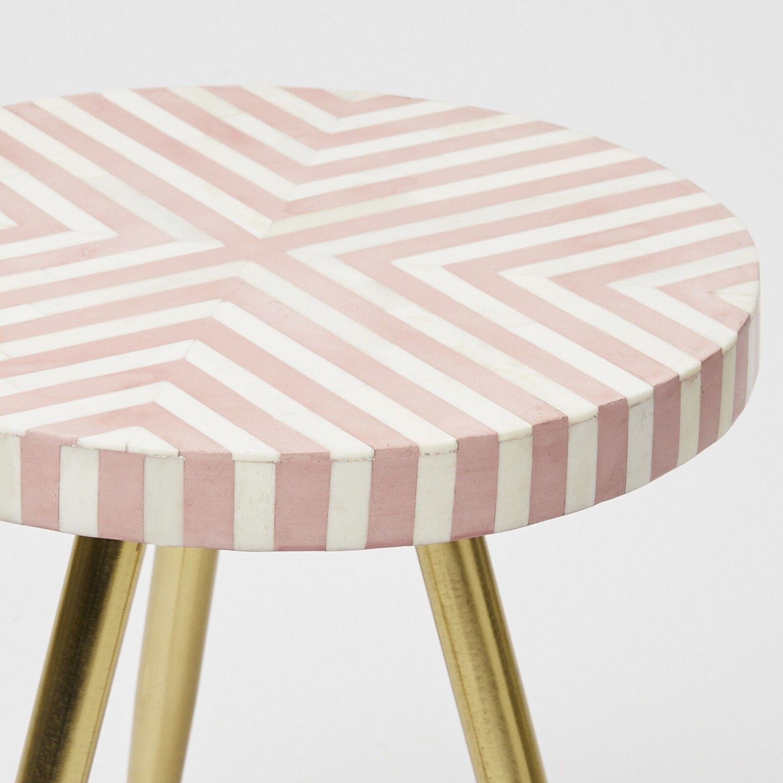 Geo Inlay Side Table