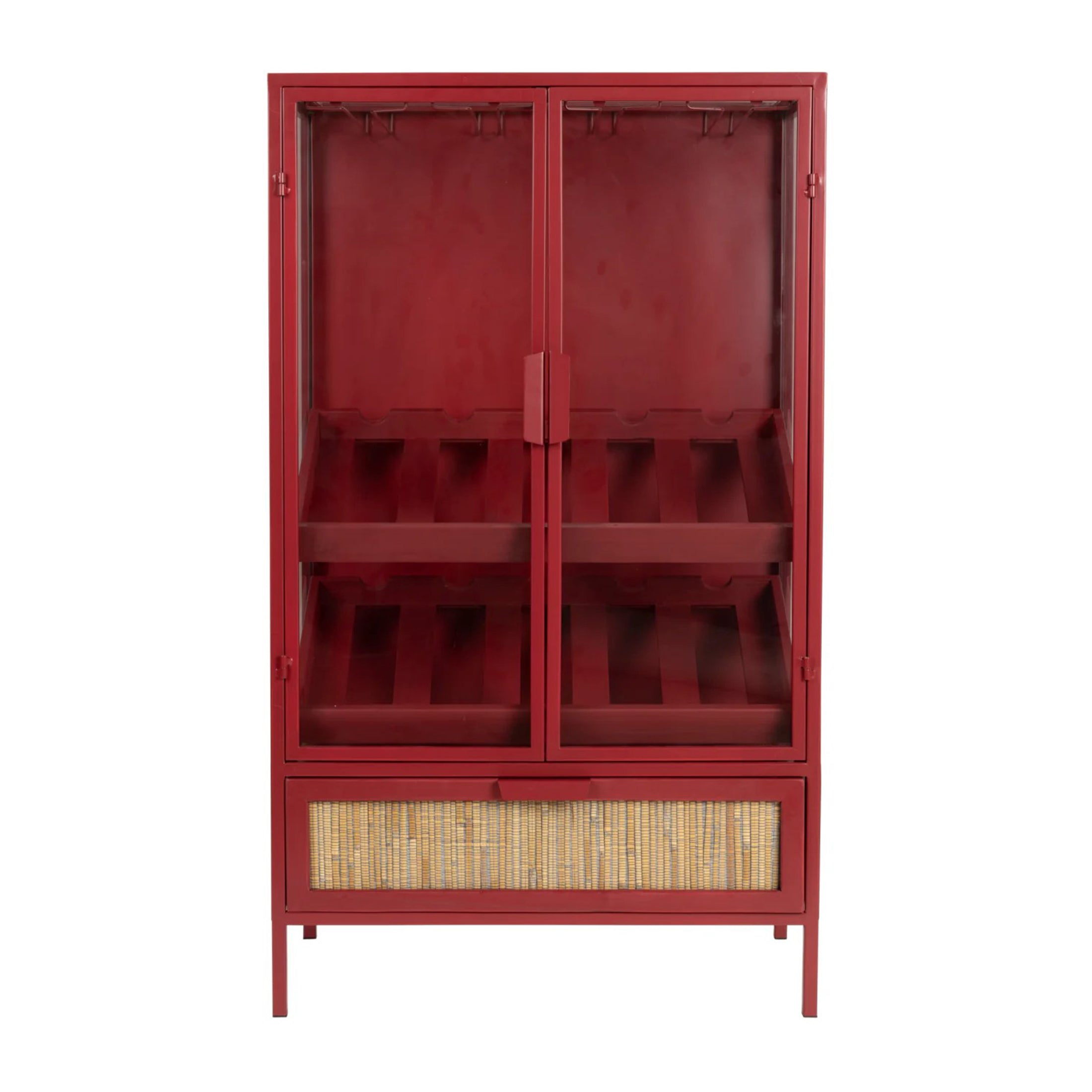Hibiscus Glass Cabinet