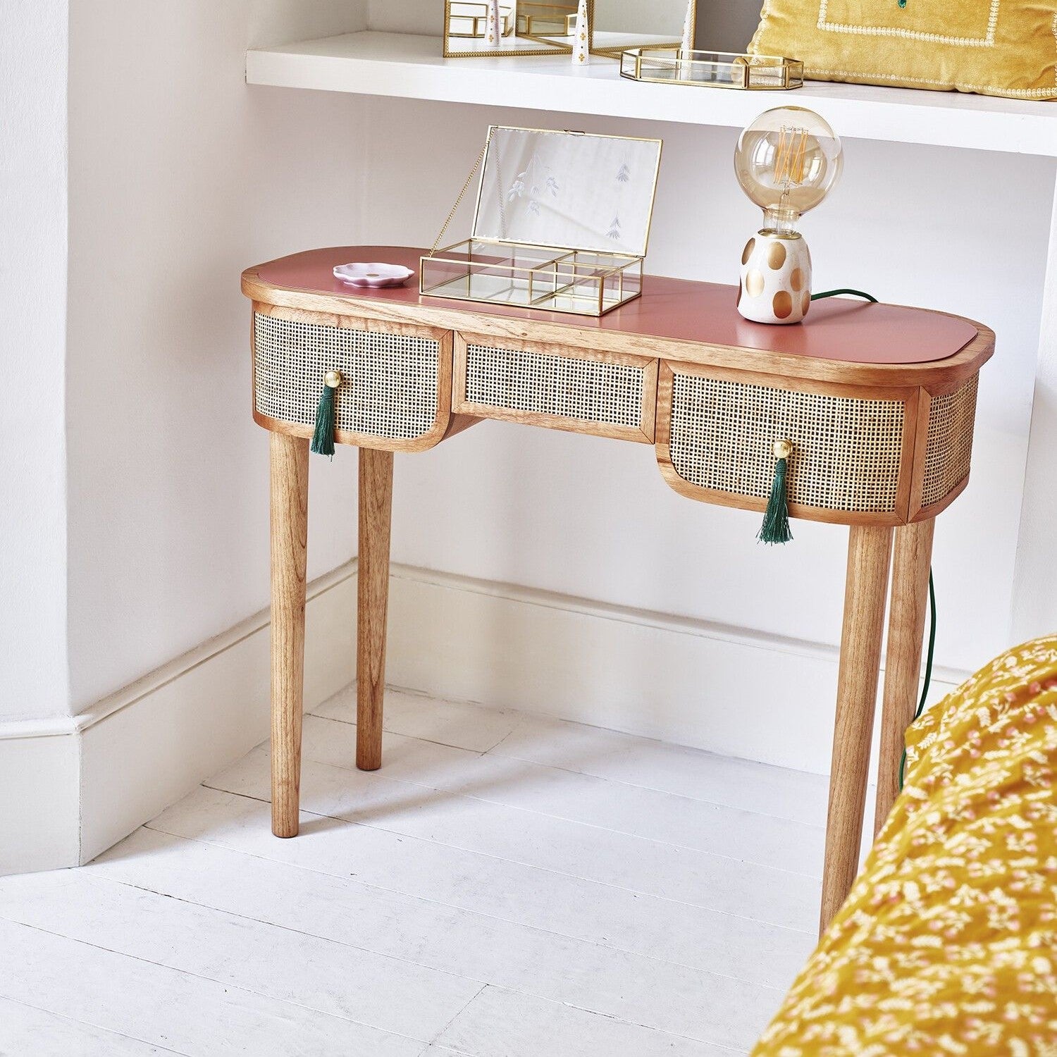 Lonobo Rattan Dressing Table & Desk