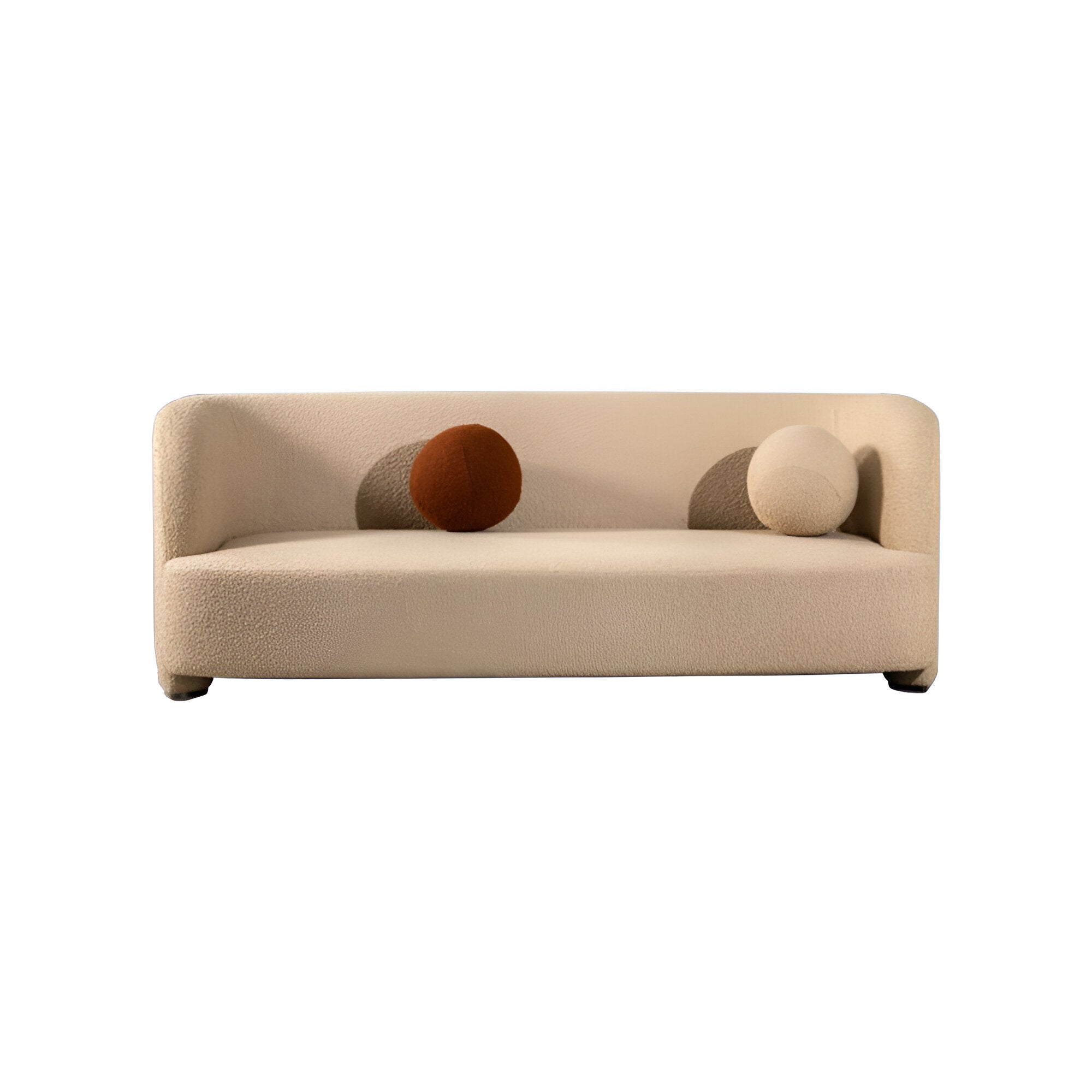Latte Boucle Sofa
