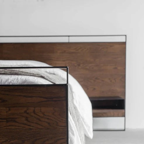 Theo Wood and Metal Bed