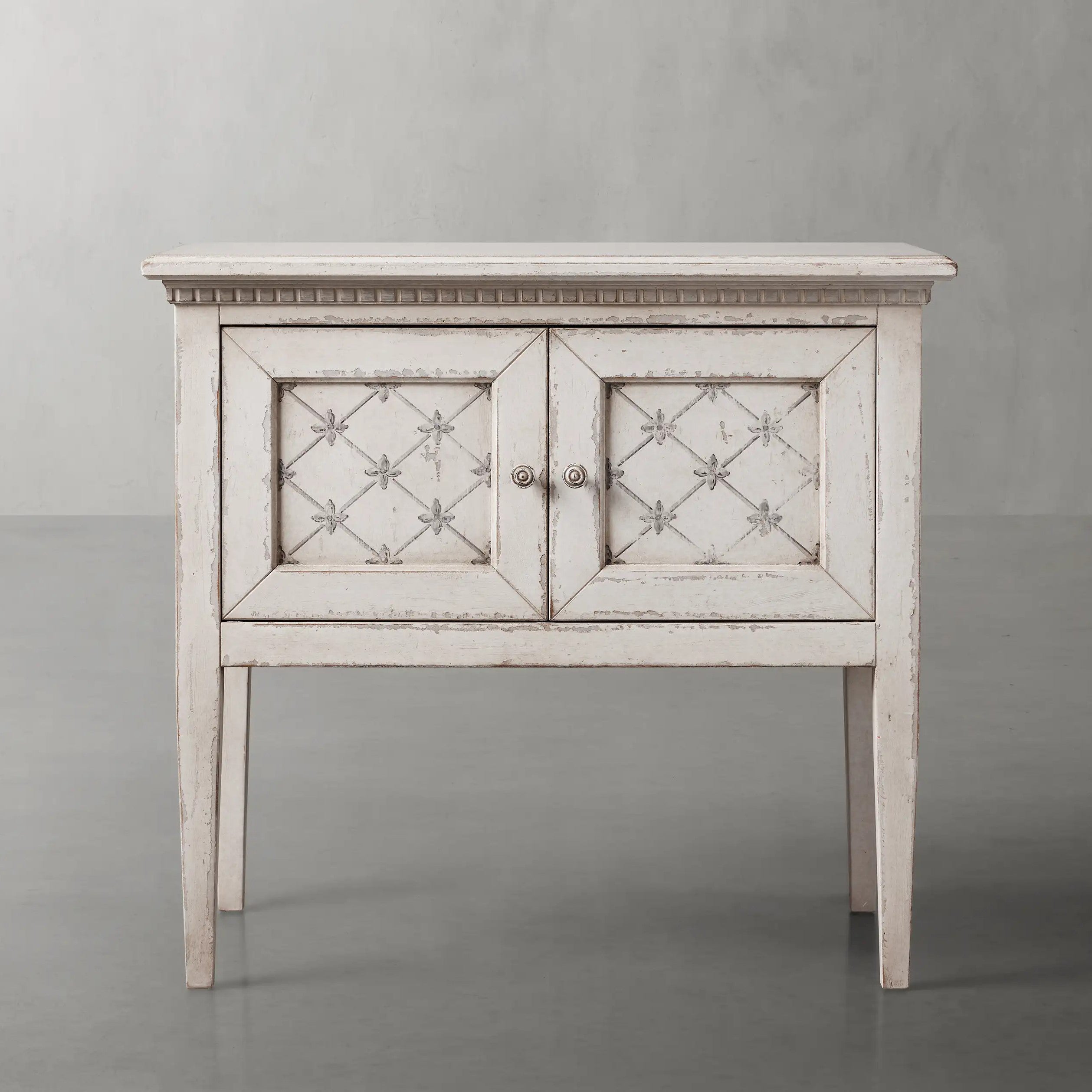 Philip Distressed Bedside Table