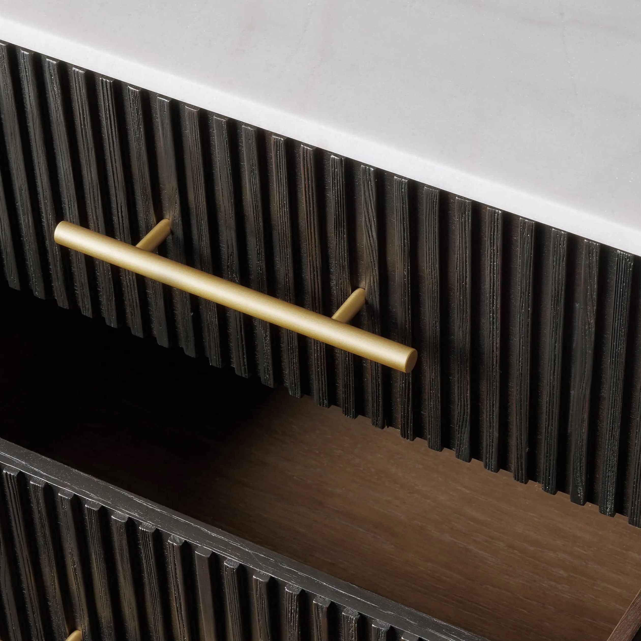 Rene Fluted Bedside Table