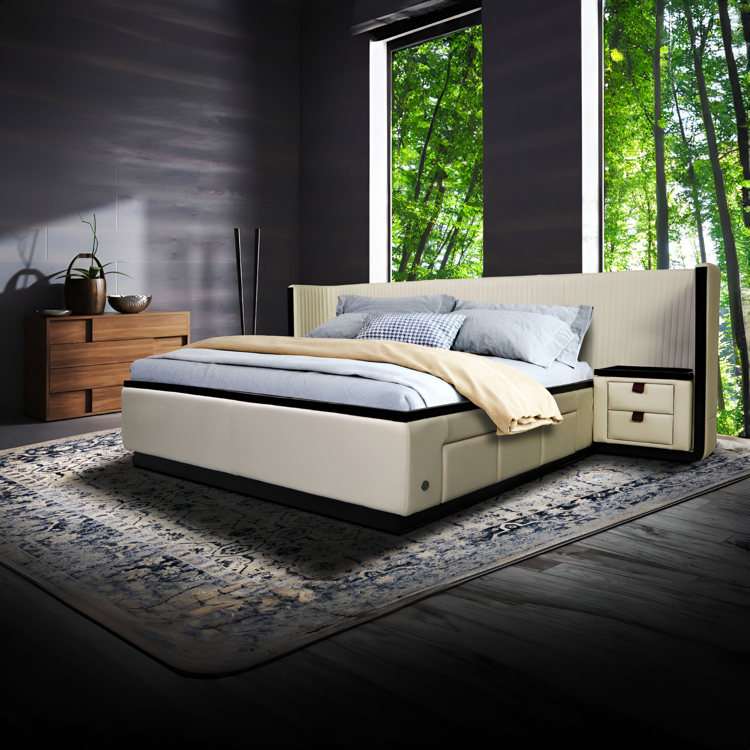 Danish Upholstered Bed