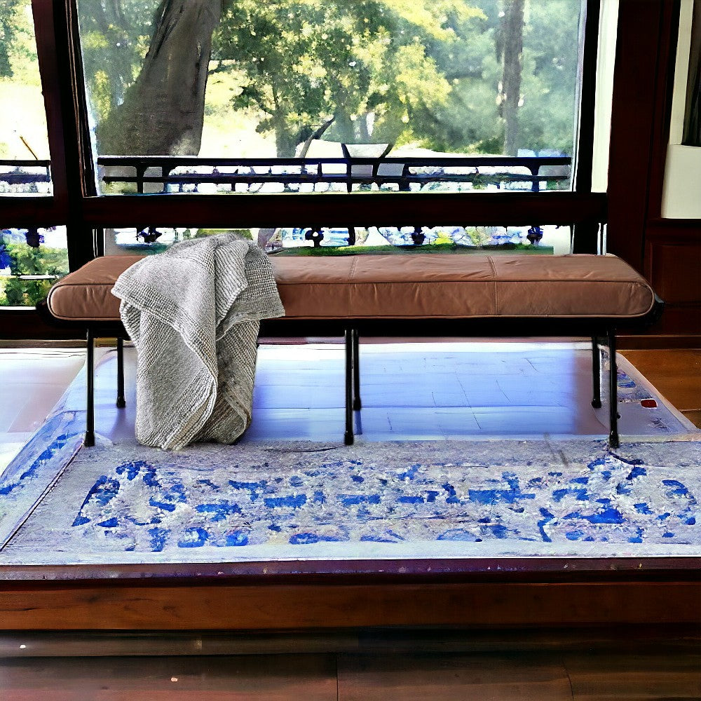 Azure Modern Bench