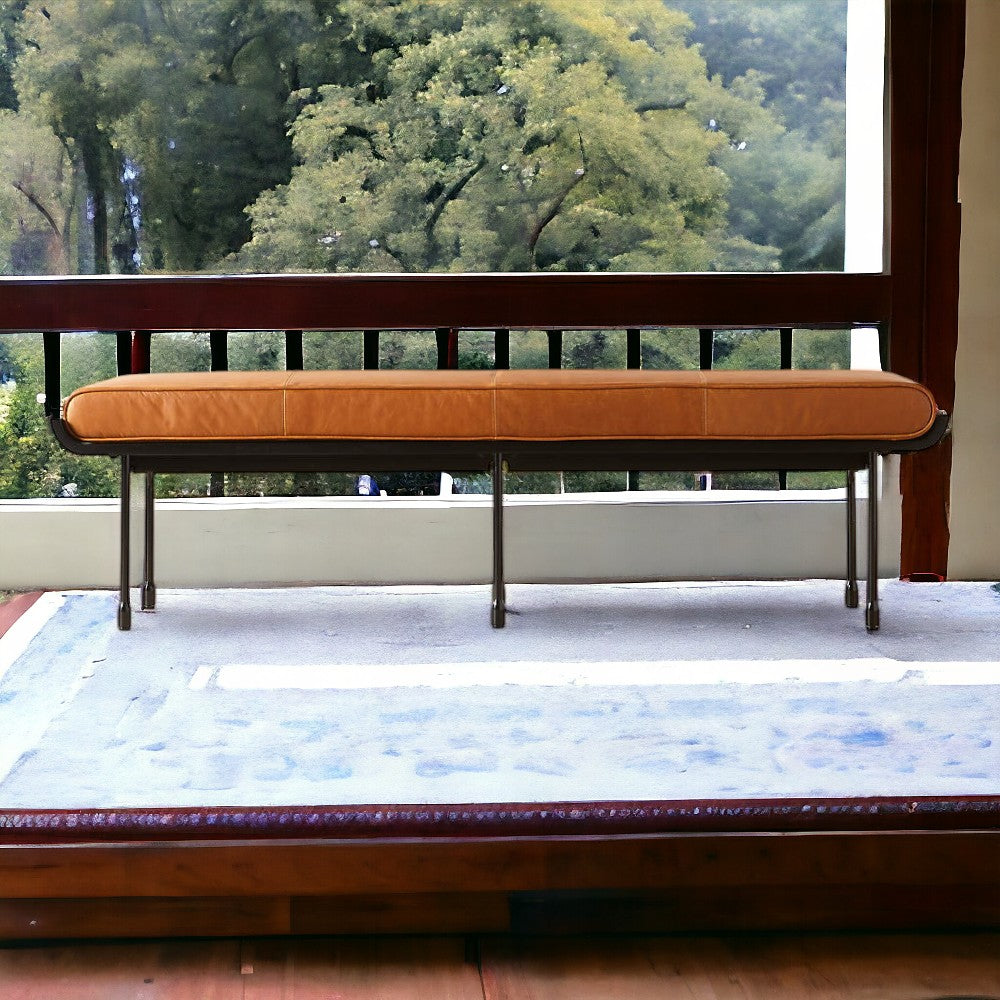 Azure Modern Bench