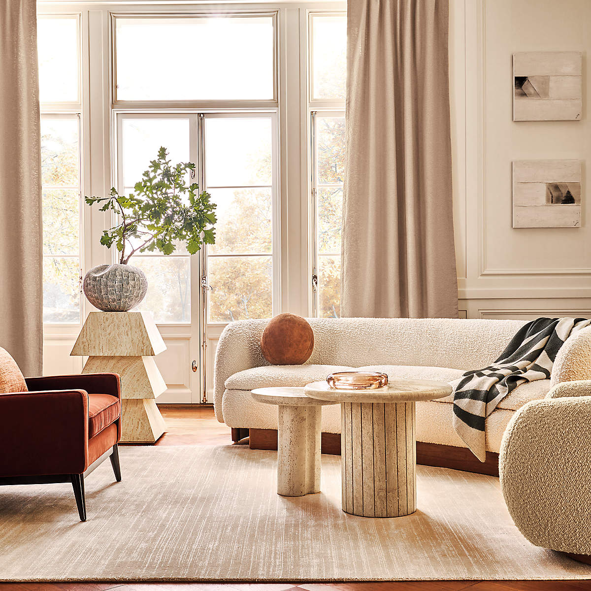 Vinitius Boucle Sofa