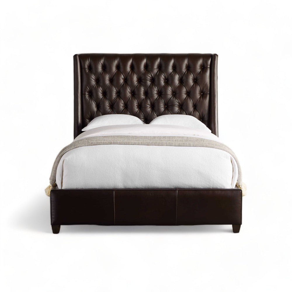 Dorato Slumber Leather Tufted Bed