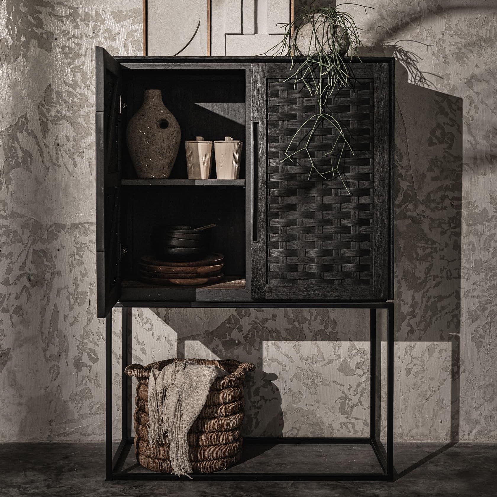 Bernard Charred Cabinet