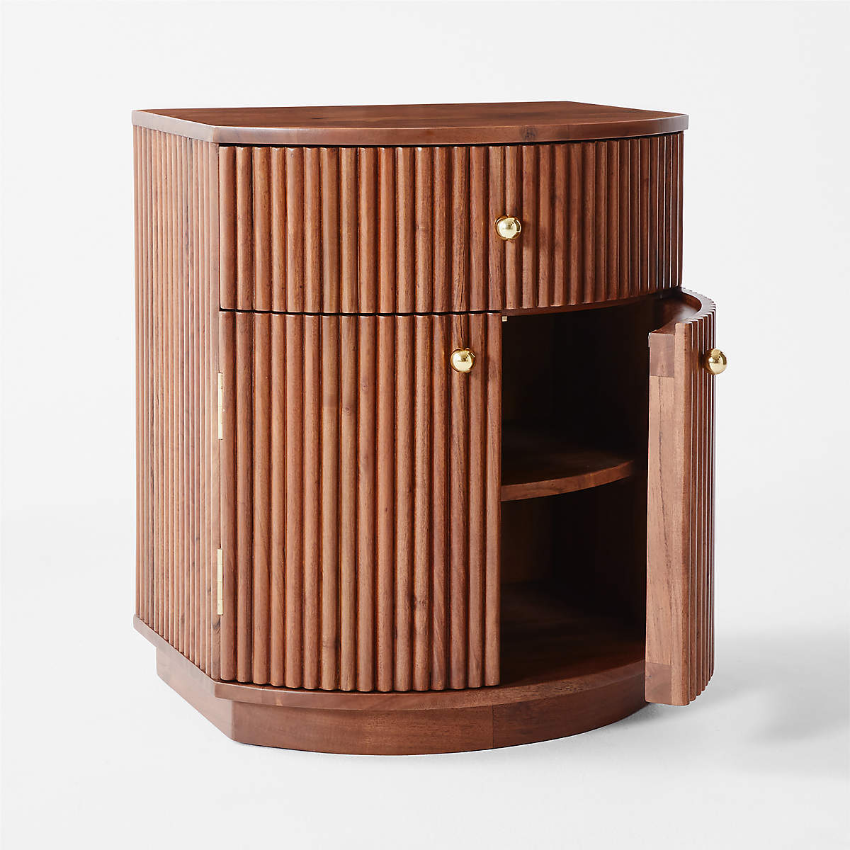 Bishop Fluted Bedside Table
