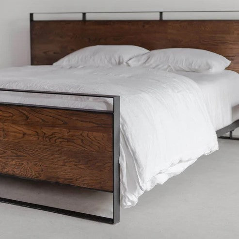 Theo Wood and Metal Bed