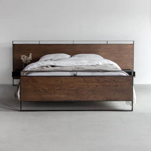 Theo Wood and Metal Bed