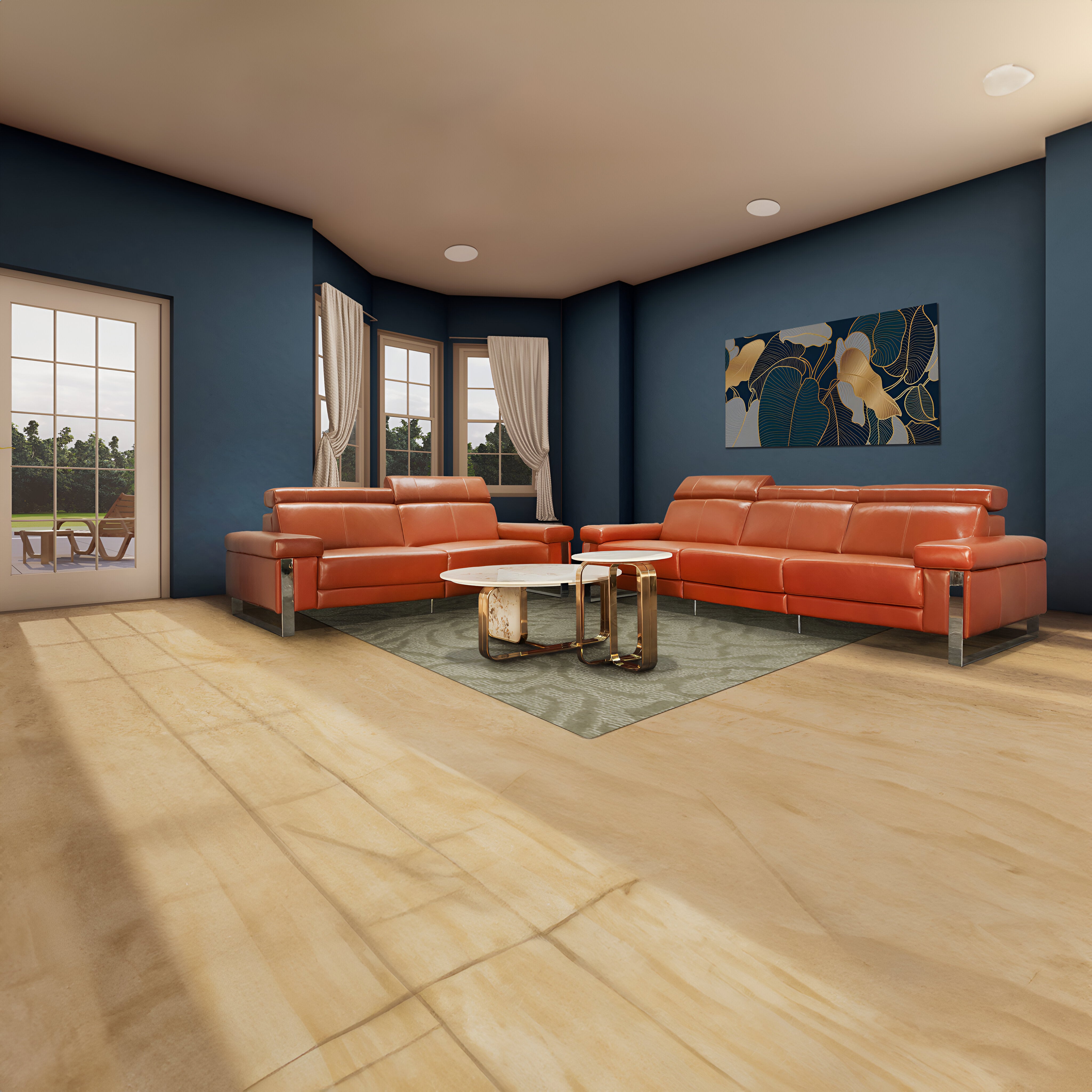 Tennison Leather Sofa