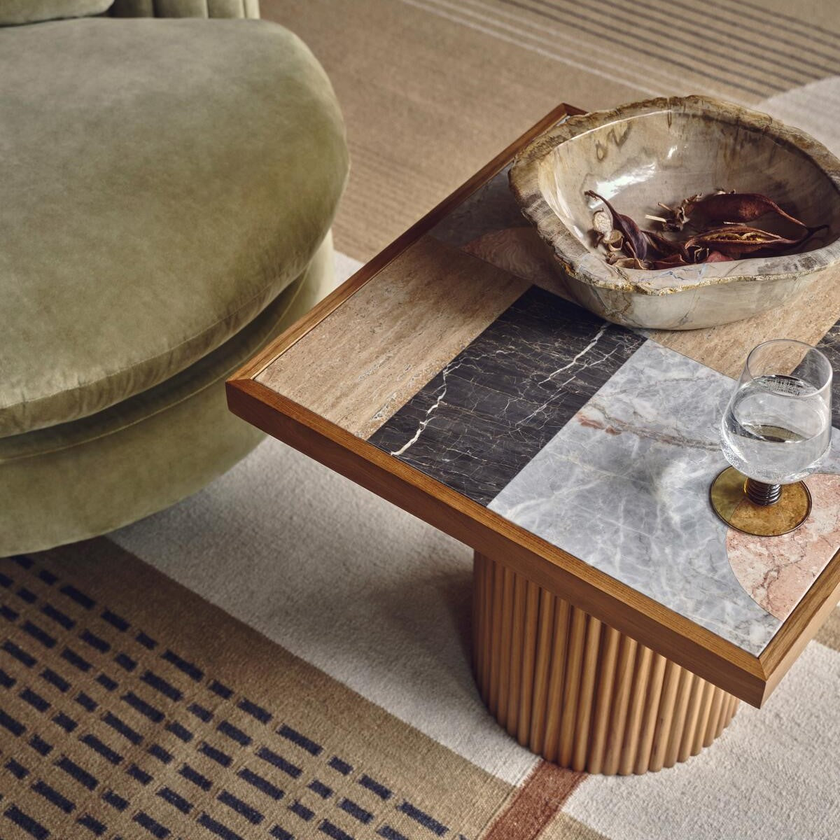 Castle Fluted SideTable