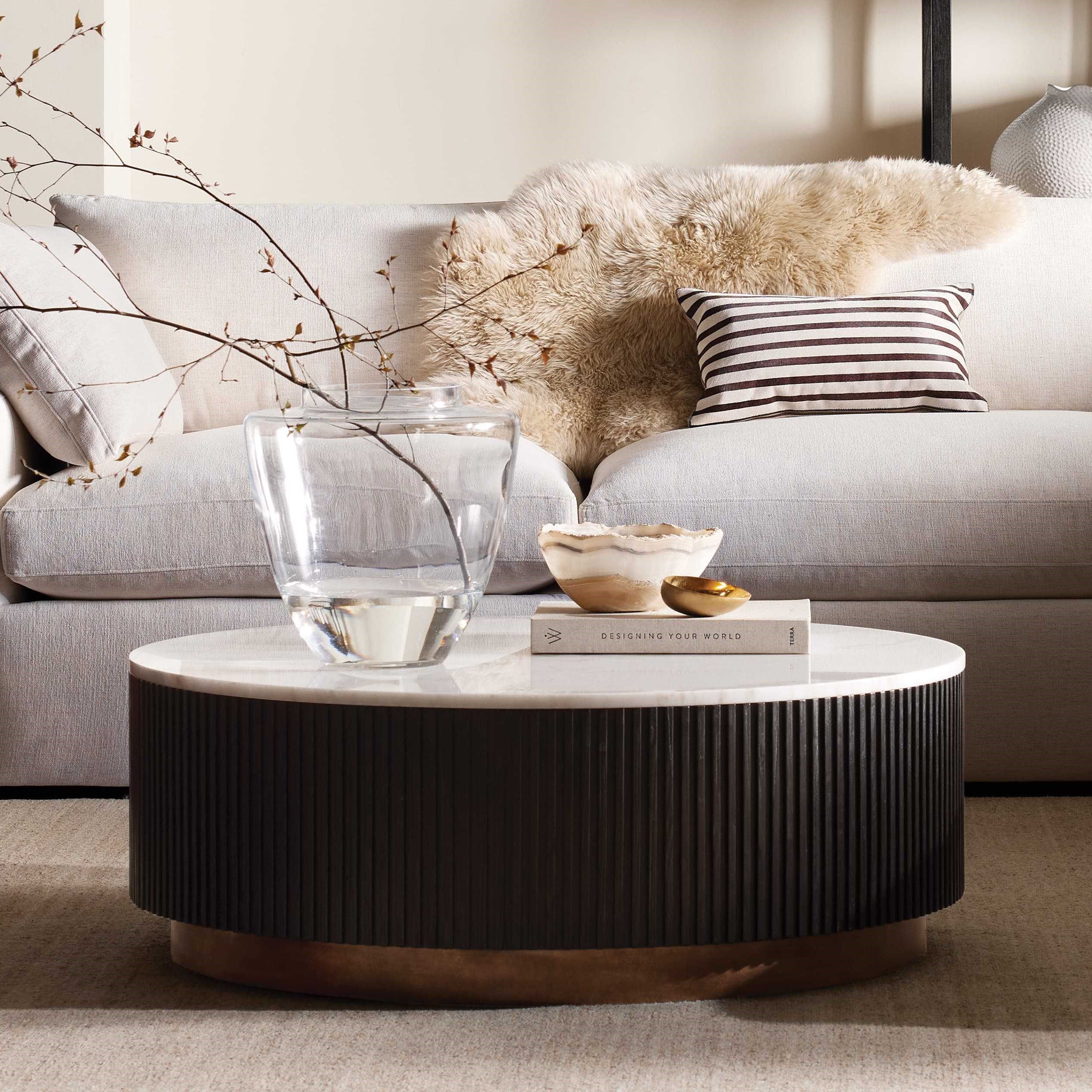Rene Fluted Round Table