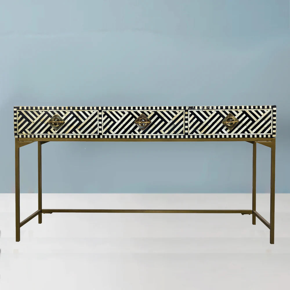 Zig Inlay Console
