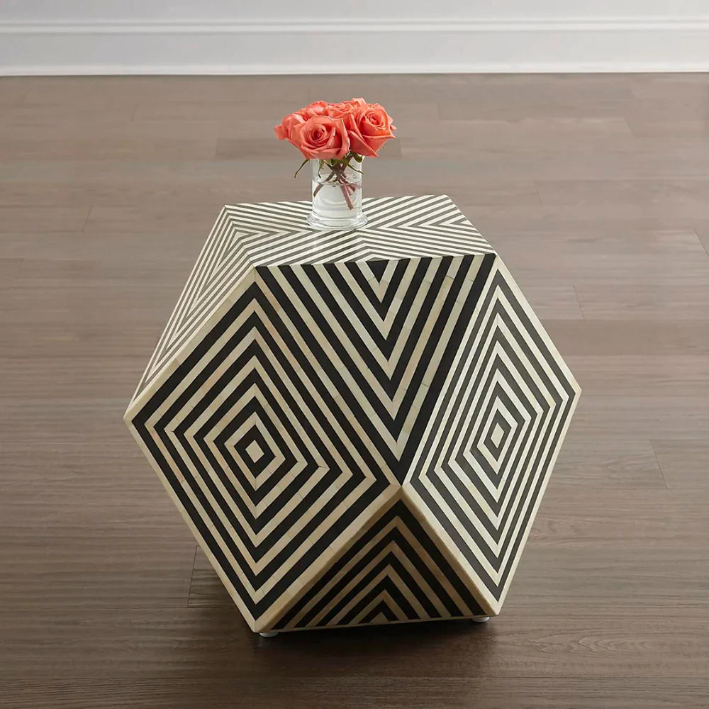 Trapeze Hexagonal Table