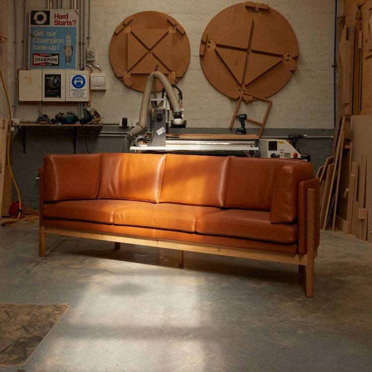 New Orleans Leather Sofa