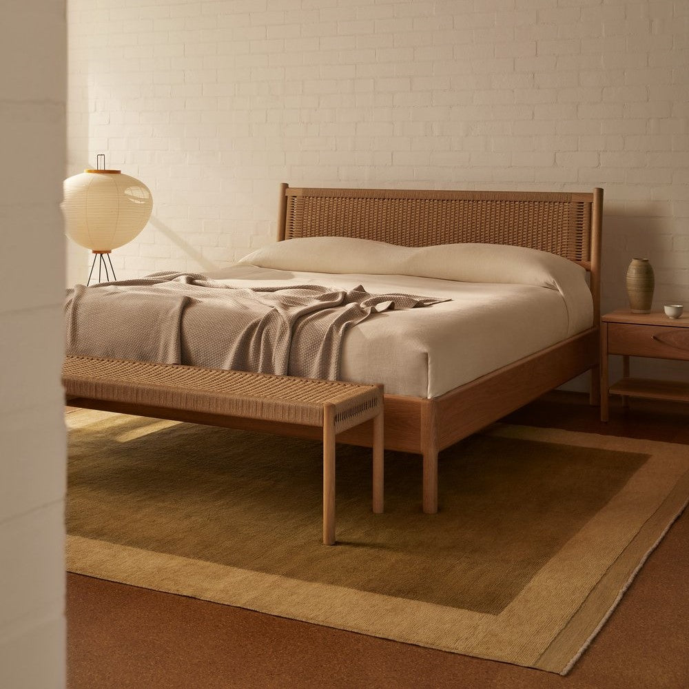 Jane Wood and Jute Bed