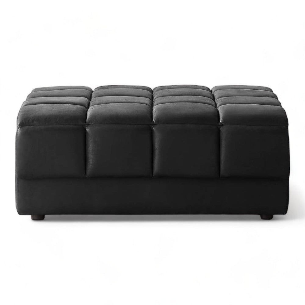 Sienna Leather Ottoman