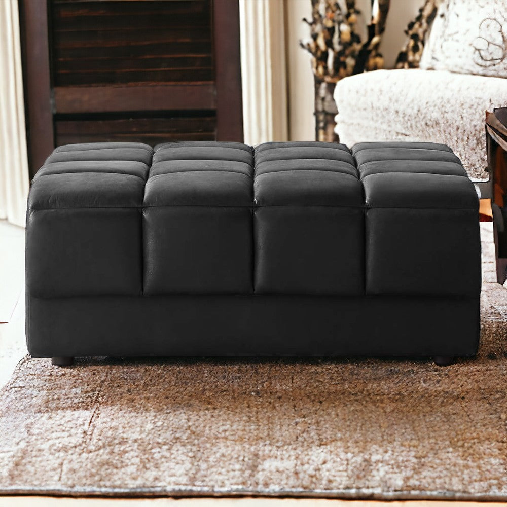 Sienna Leather Ottoman