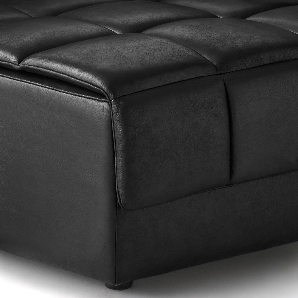 Sienna Leather Ottoman