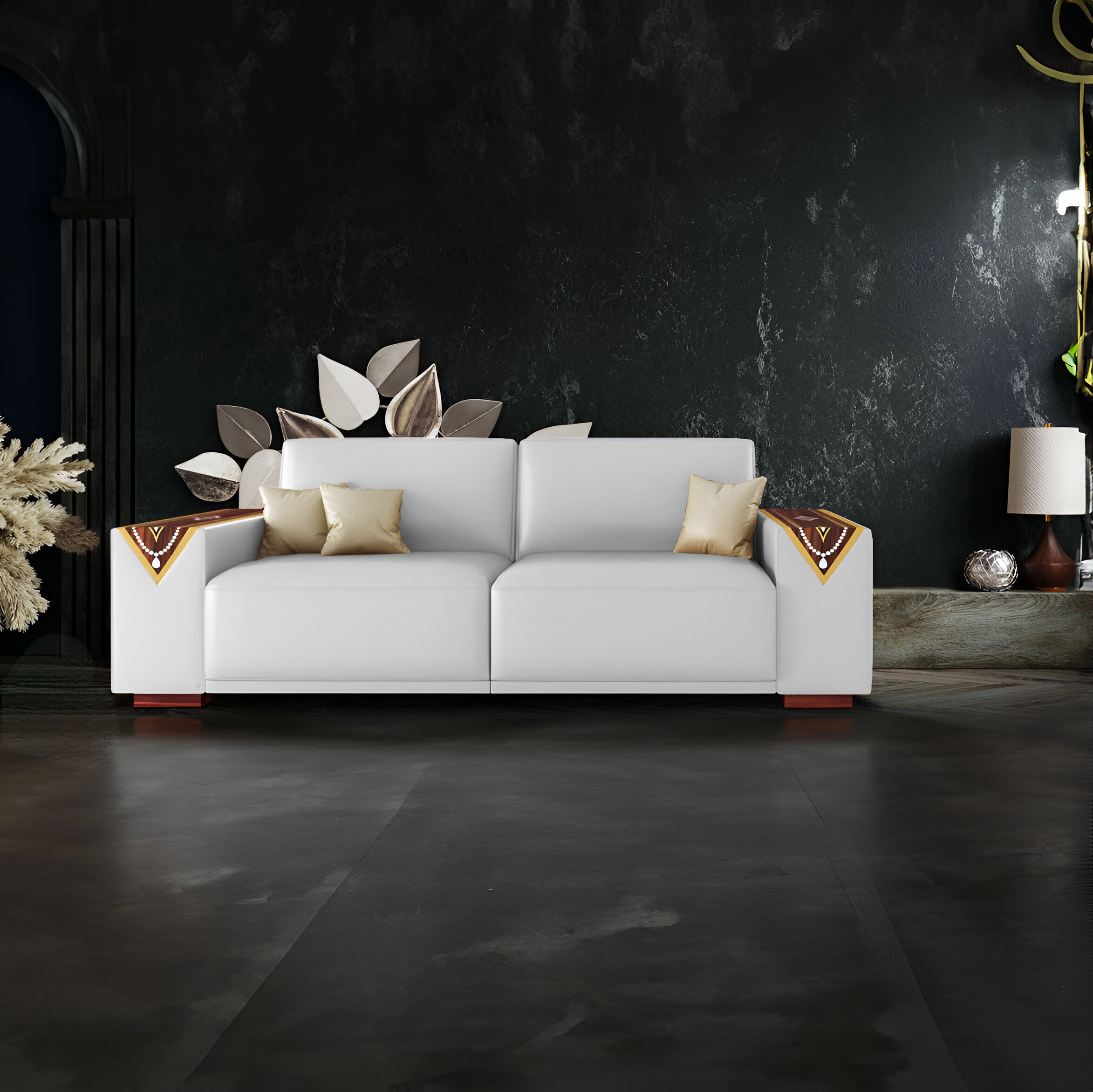 Old Elegance Leather Sofa