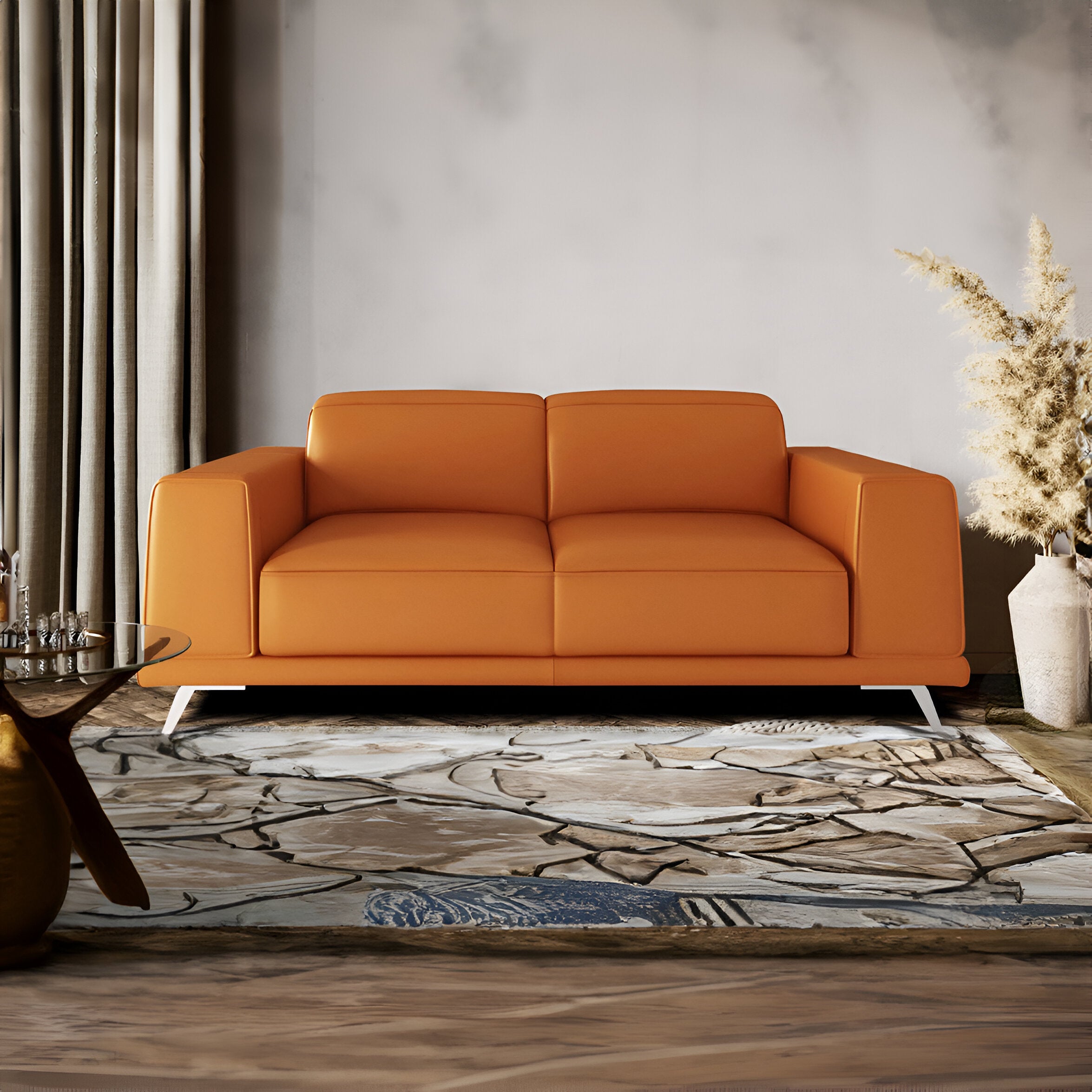 Gaia Leather Sofa