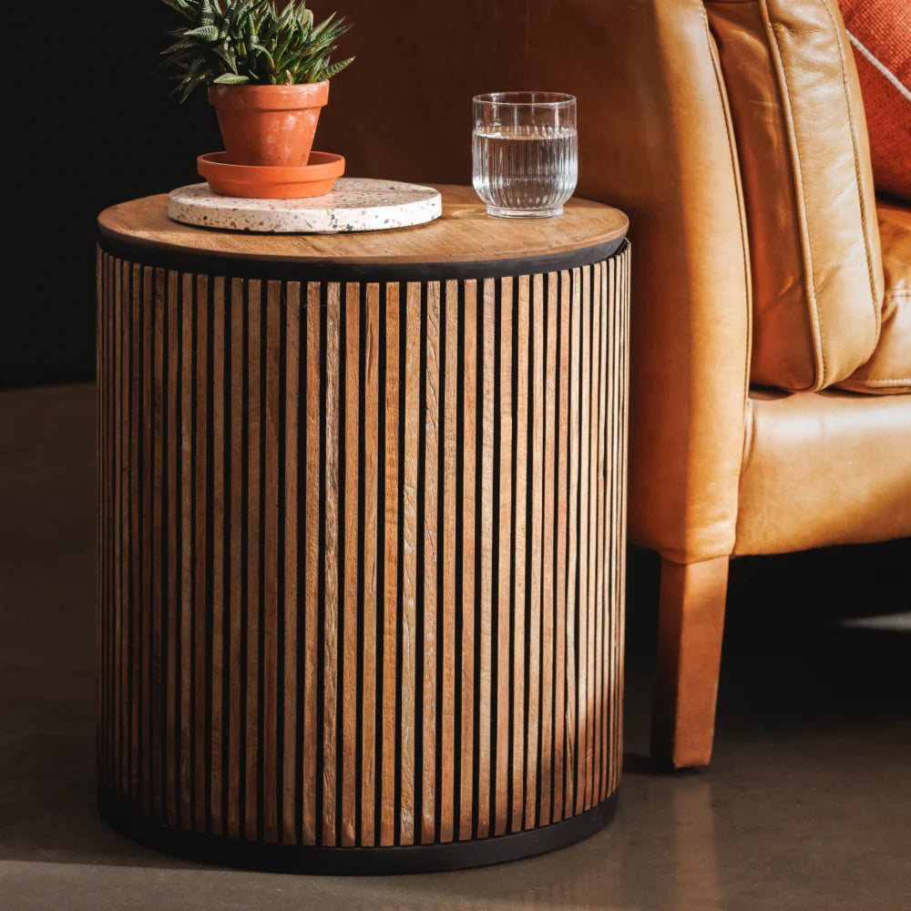 Rhombus Wooden SideTable