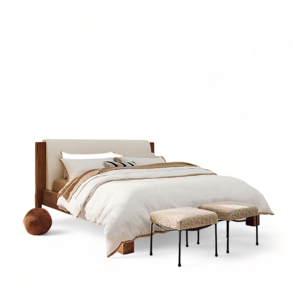 Divino Rest Oak Wood Bed