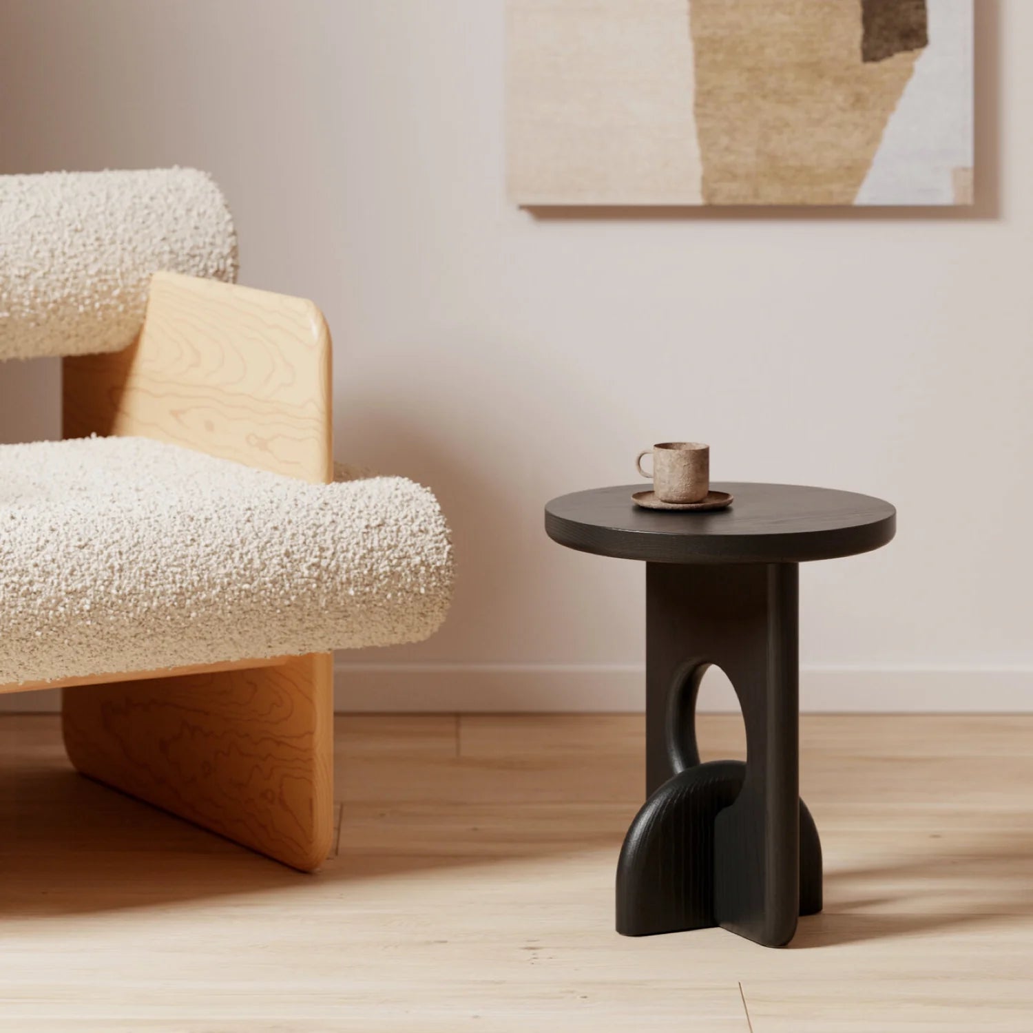 Pinleaf Wooden SideTable