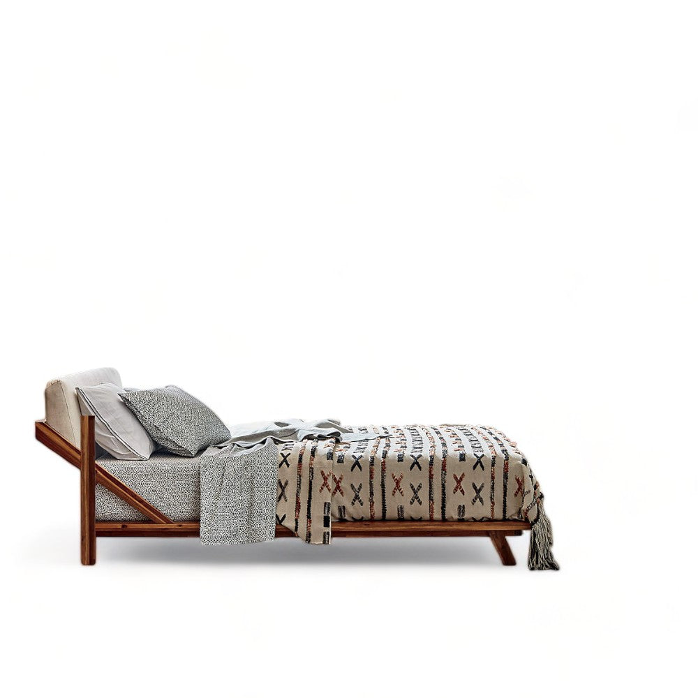 Oro Dreams Wood Platform Bed