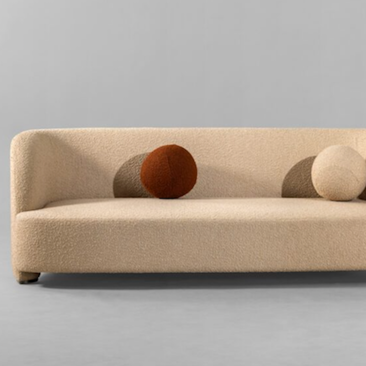 Latte Boucle Sofa