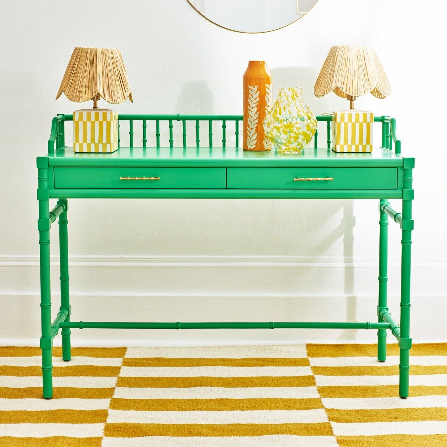 Oliveria Wooden Dressing Table & Desk