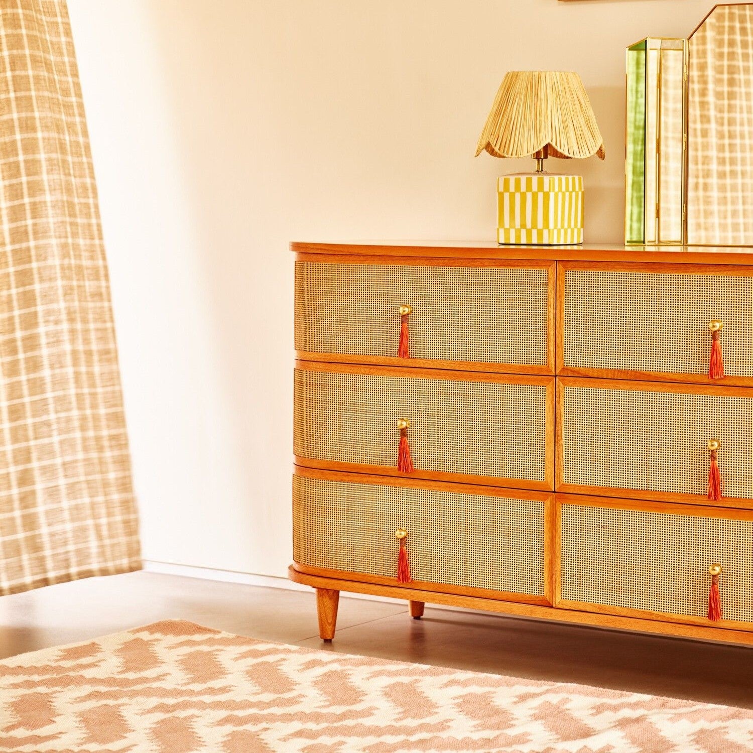 Lonobo Rattan Chest of Drawers