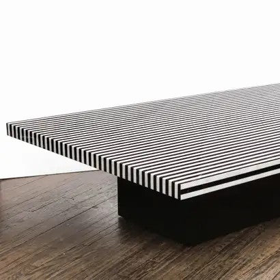 Zebra Inlay Table