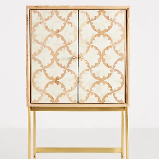 Autumn Inlay Bar Cabinet